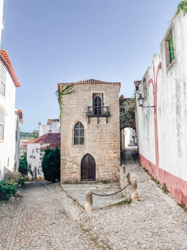 a mini castle inside obidos