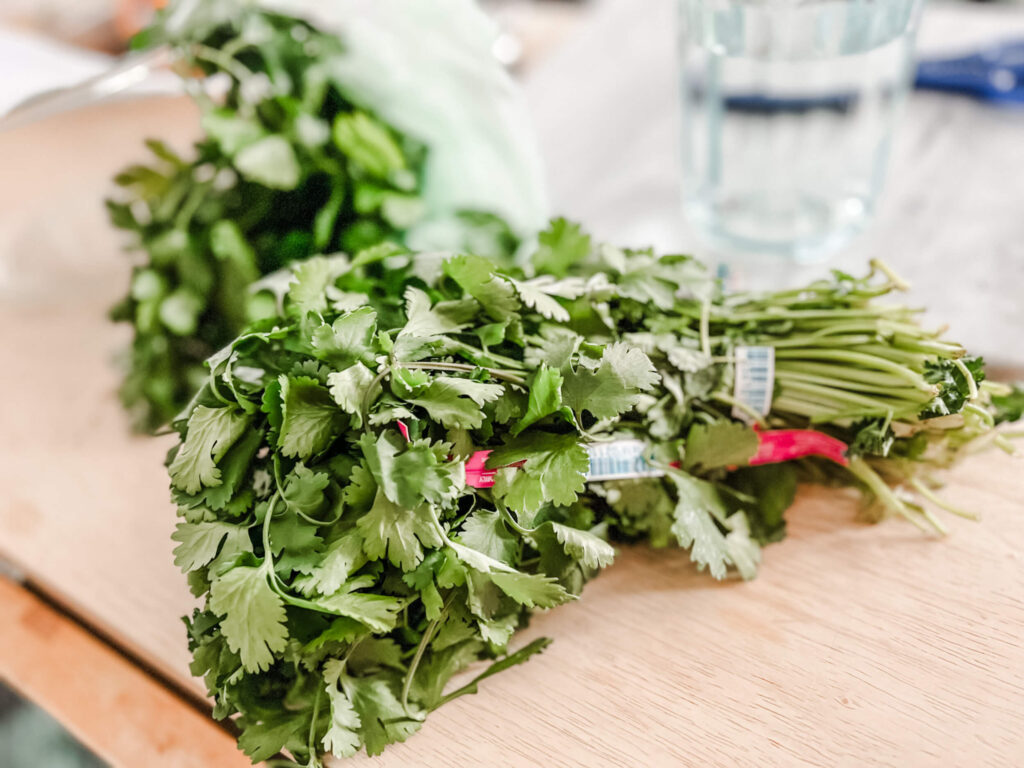 beautiful fresh parsely