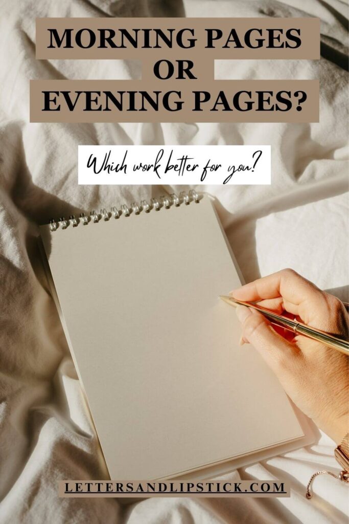 how to write morning pages