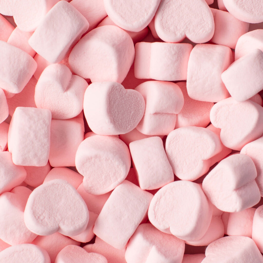 pink marshmallows