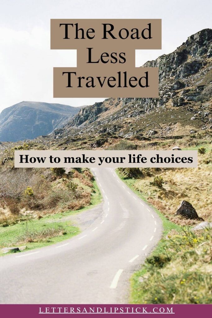 the road less travelled pin