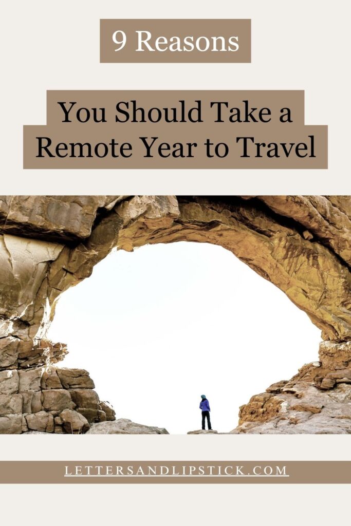 woman in a cave on a remote year