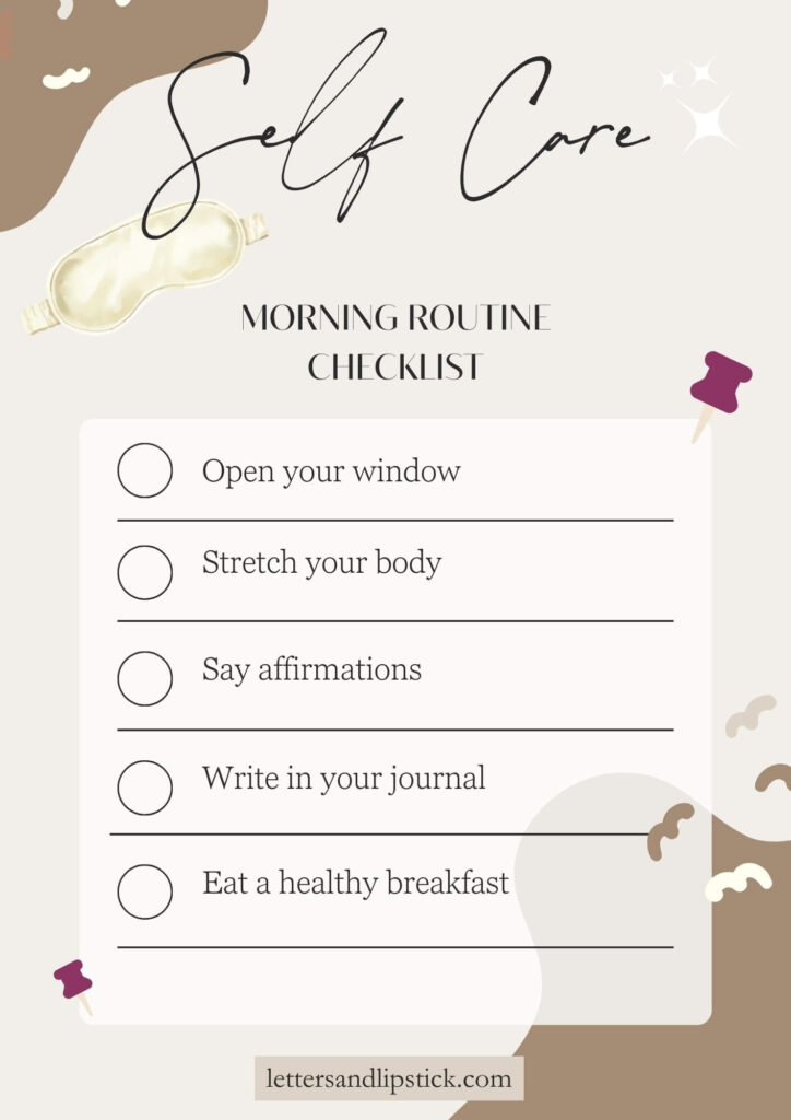 Morning Routine Checklist