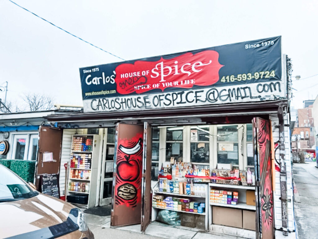 exterior of house of spice