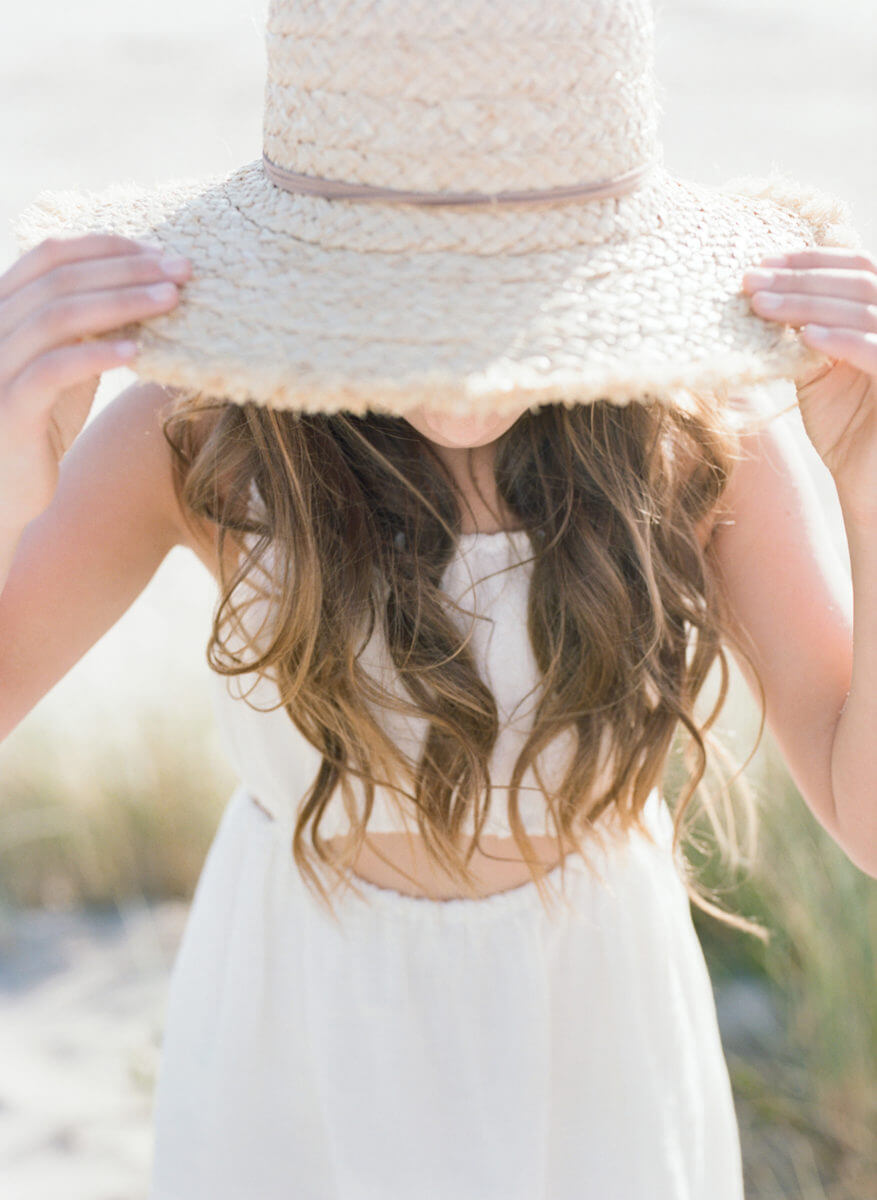 woman outdoors in spring or summer