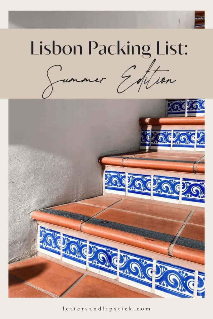 lisbon packing list pin