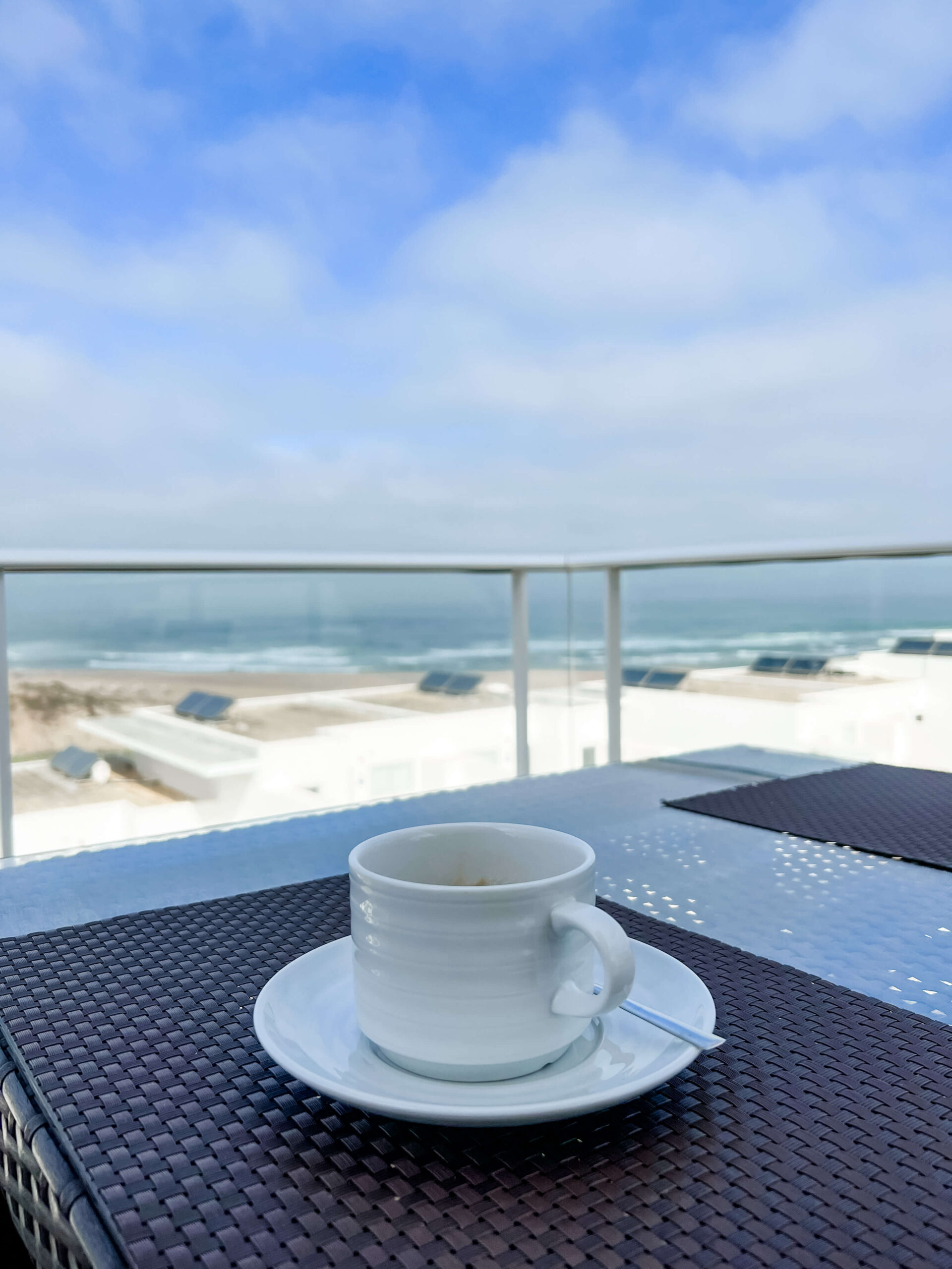 Coffee by the beach