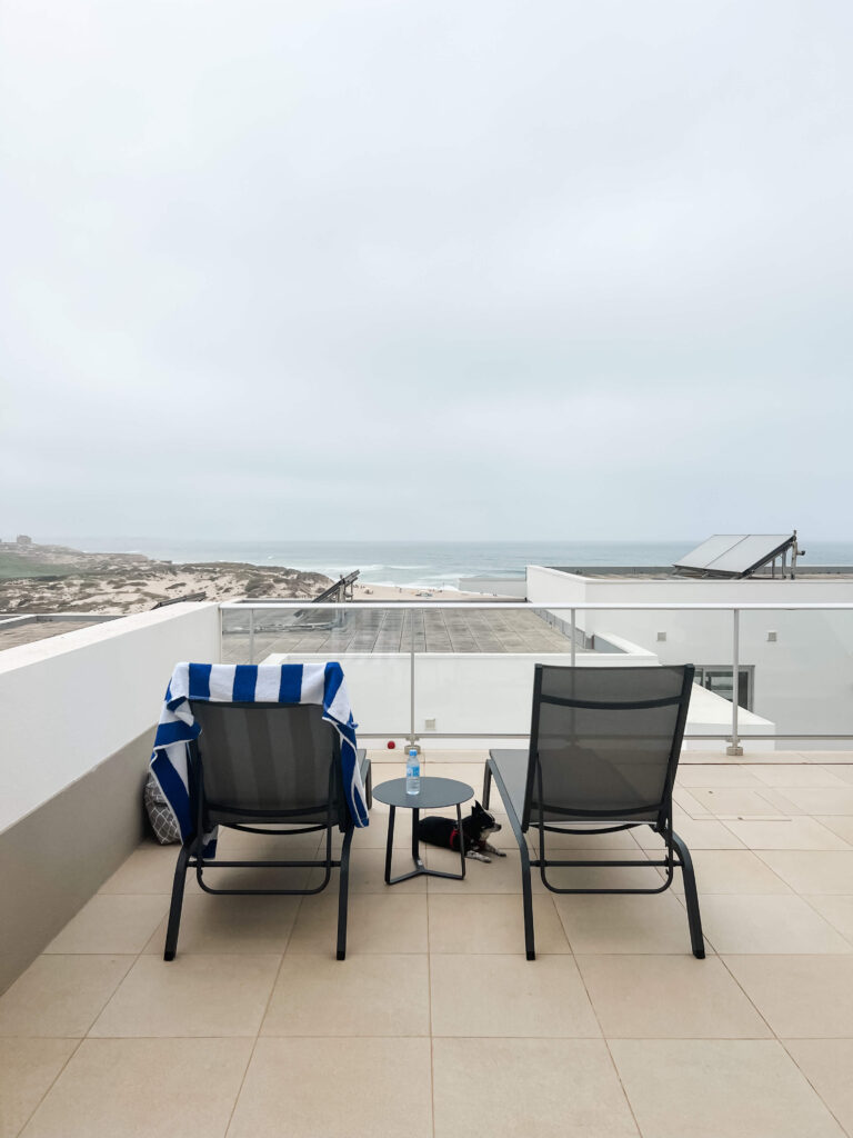 The patio of our townhouse