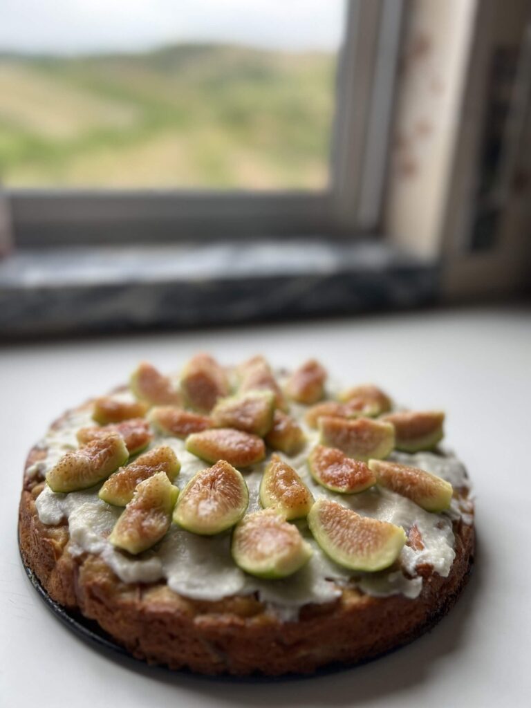 Fig Cake from Freshly-Picked Figs.