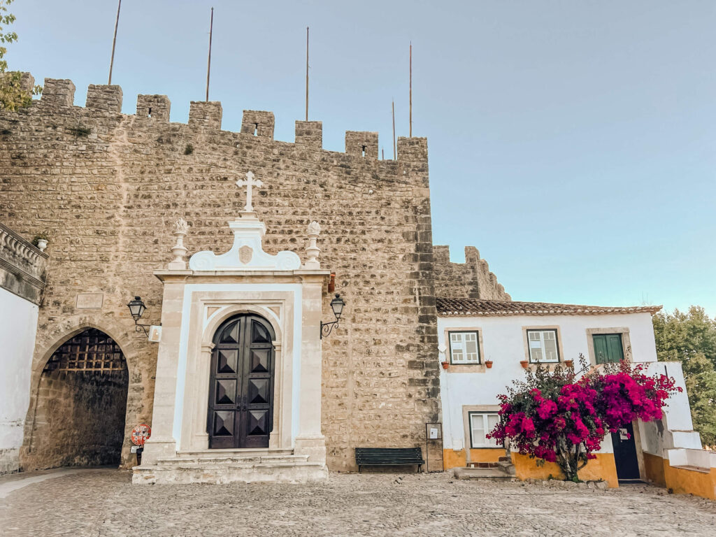 The main entrance to Obidos Portugal