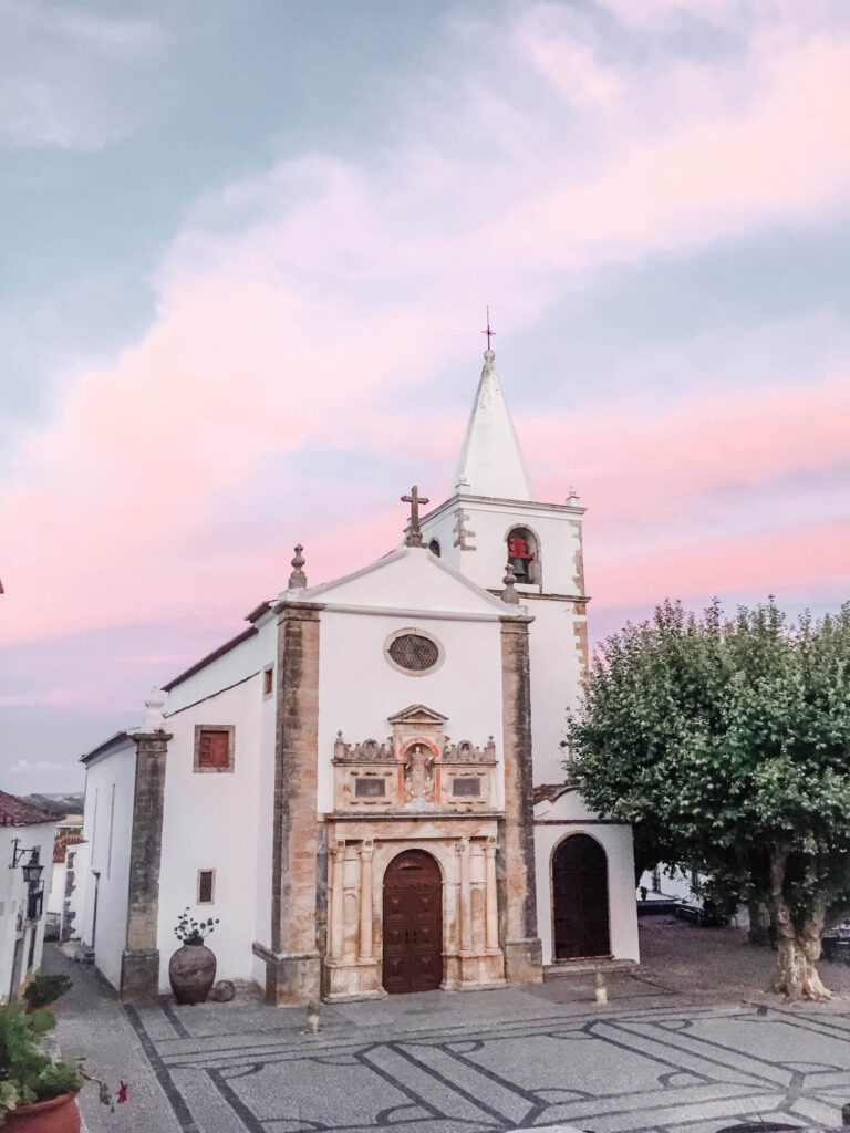 santa maria church in obidos