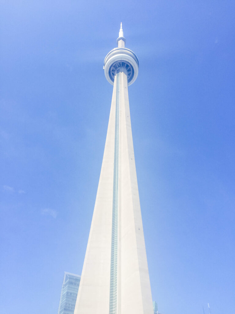 CN Tower Looking Up One of the Most Beautiful Cities in Ontario