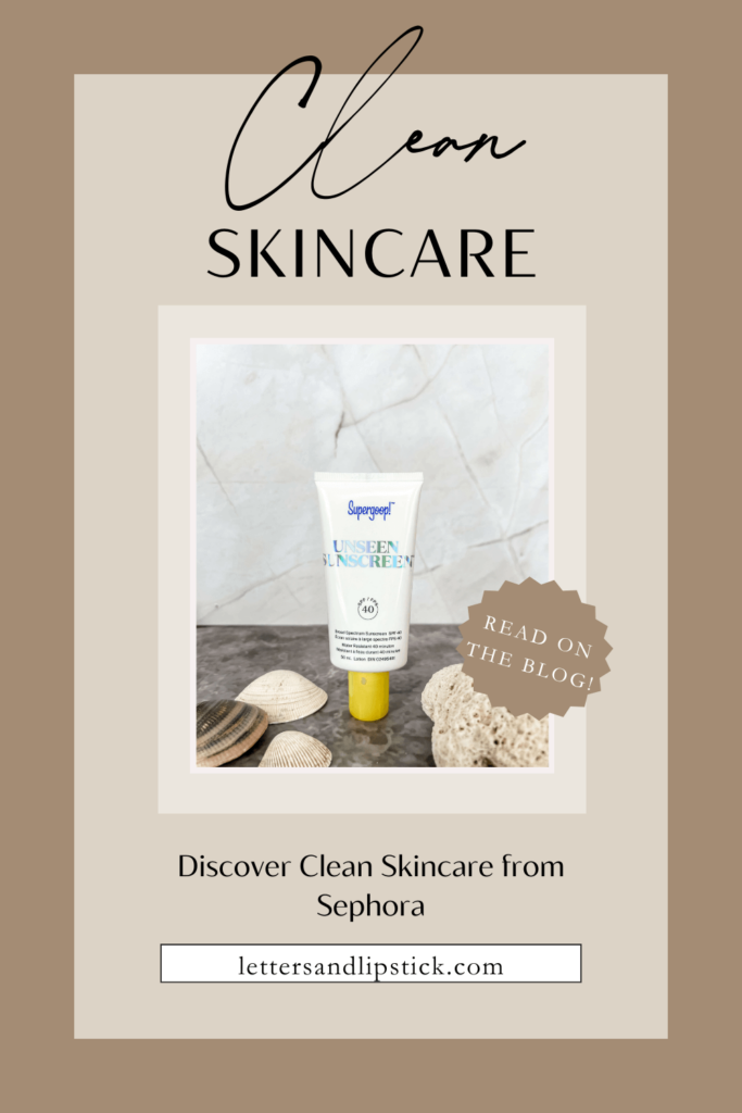 Clean Skincare at Sephora Pin