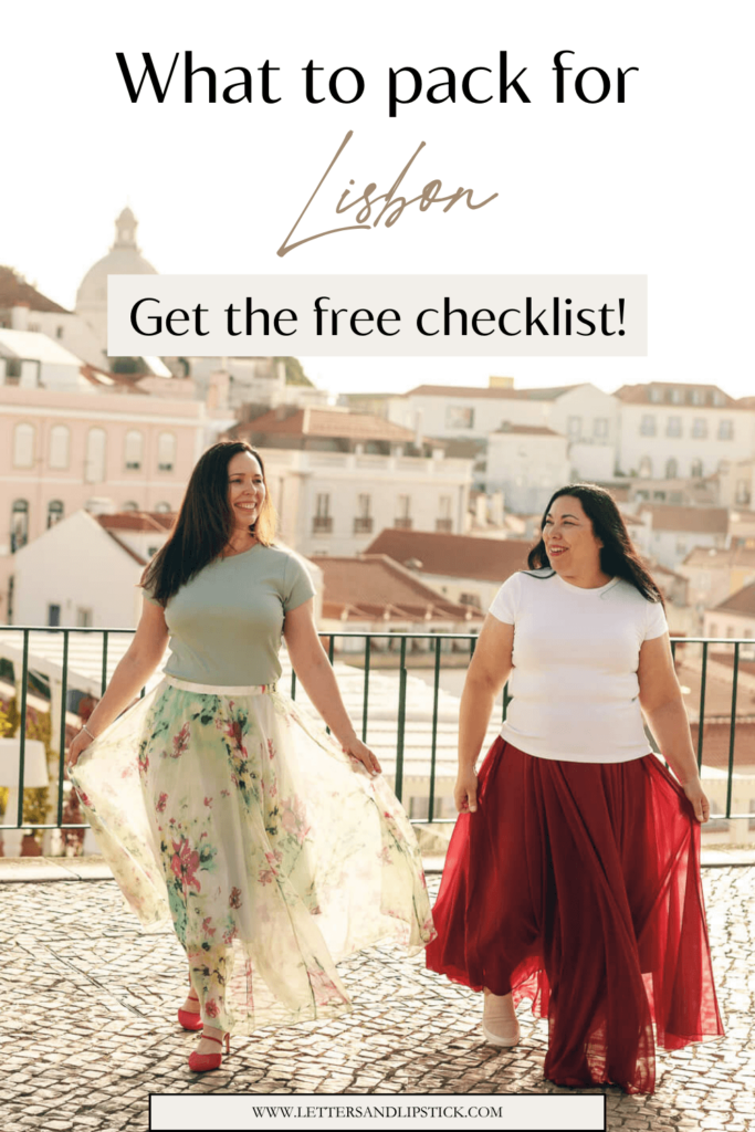 Isabel and Marilyn Portas do Sol Lisbon Packing List