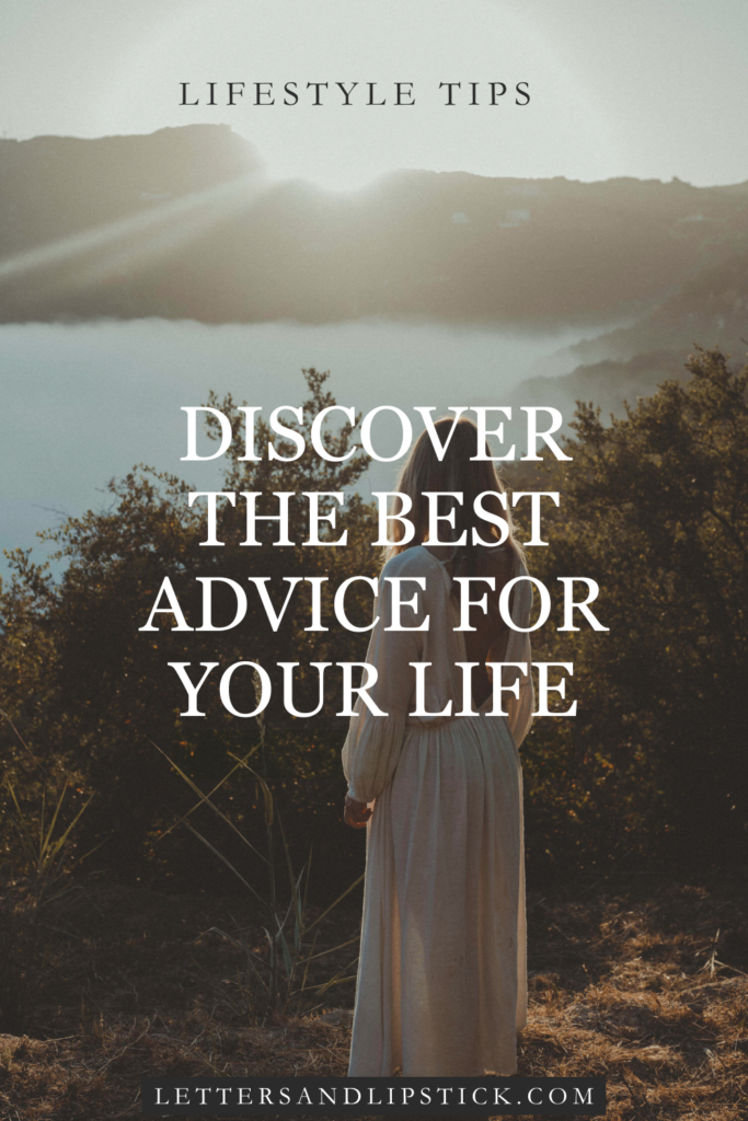 discover great advice for your life pin
