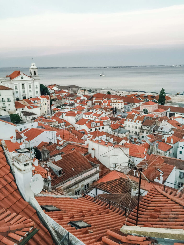 view of lisbon and the tejo