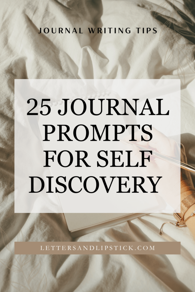 25 Journal Prompts for Self Discovery PIN