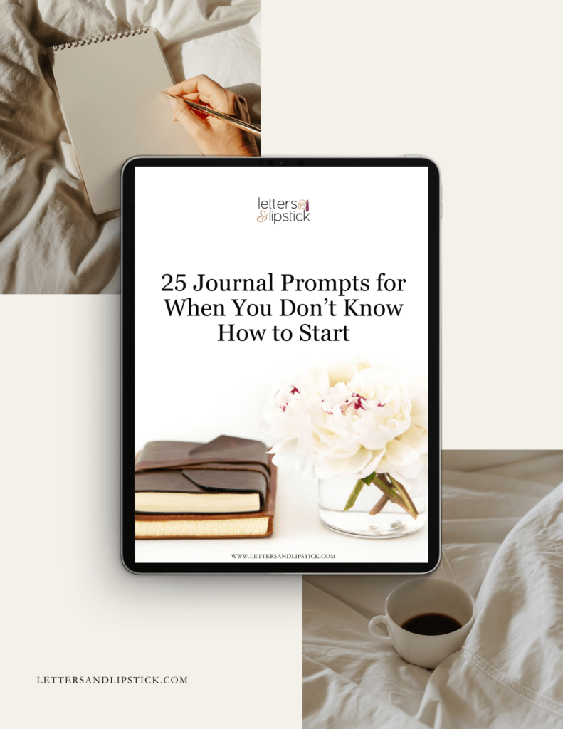 How to Journal Prompts Mock Up