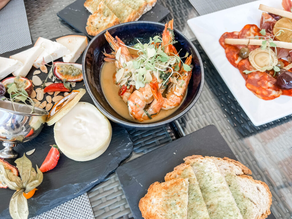 a seafood lunch in portugal